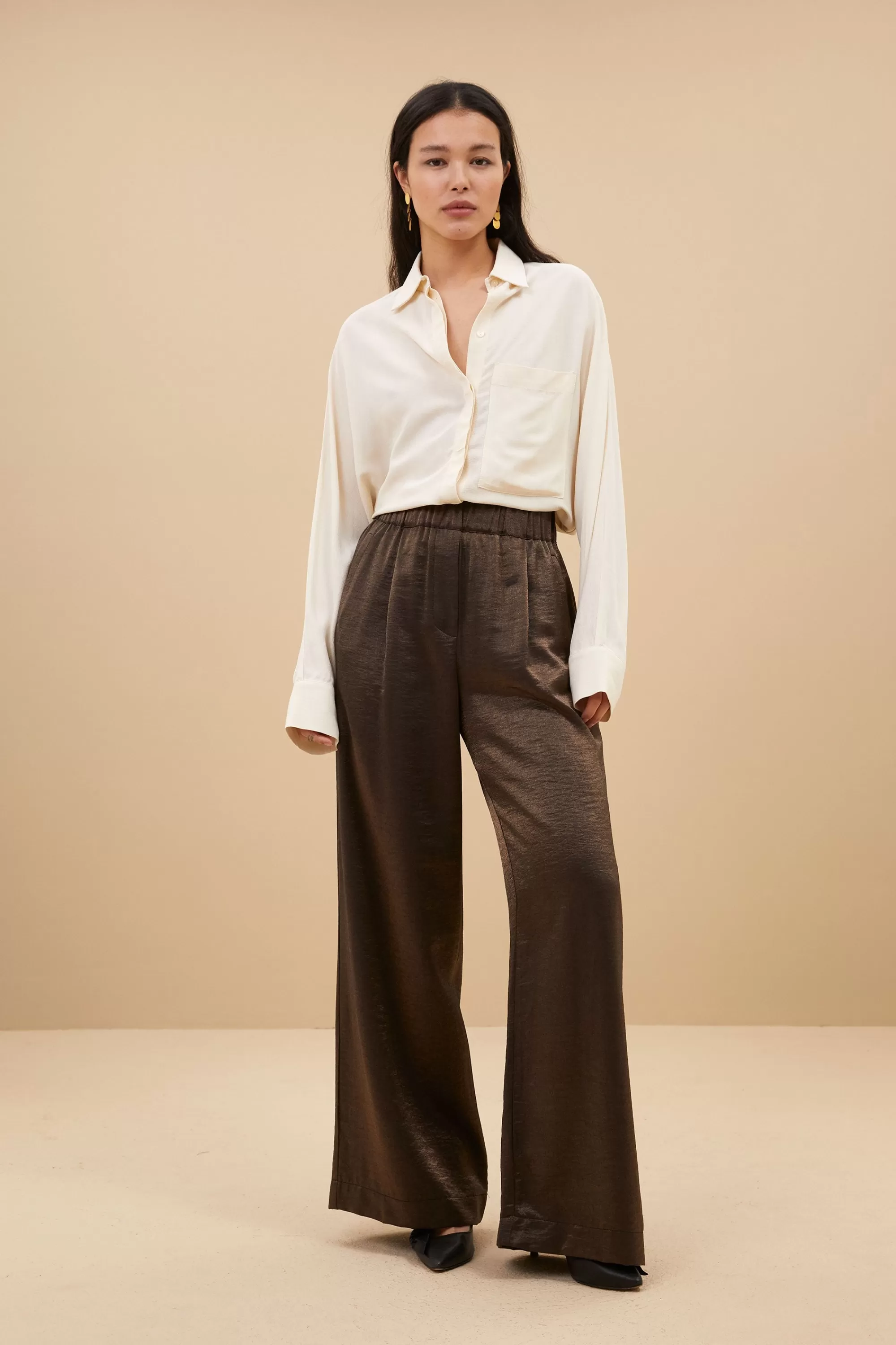 New benji metallic pants | Broeken