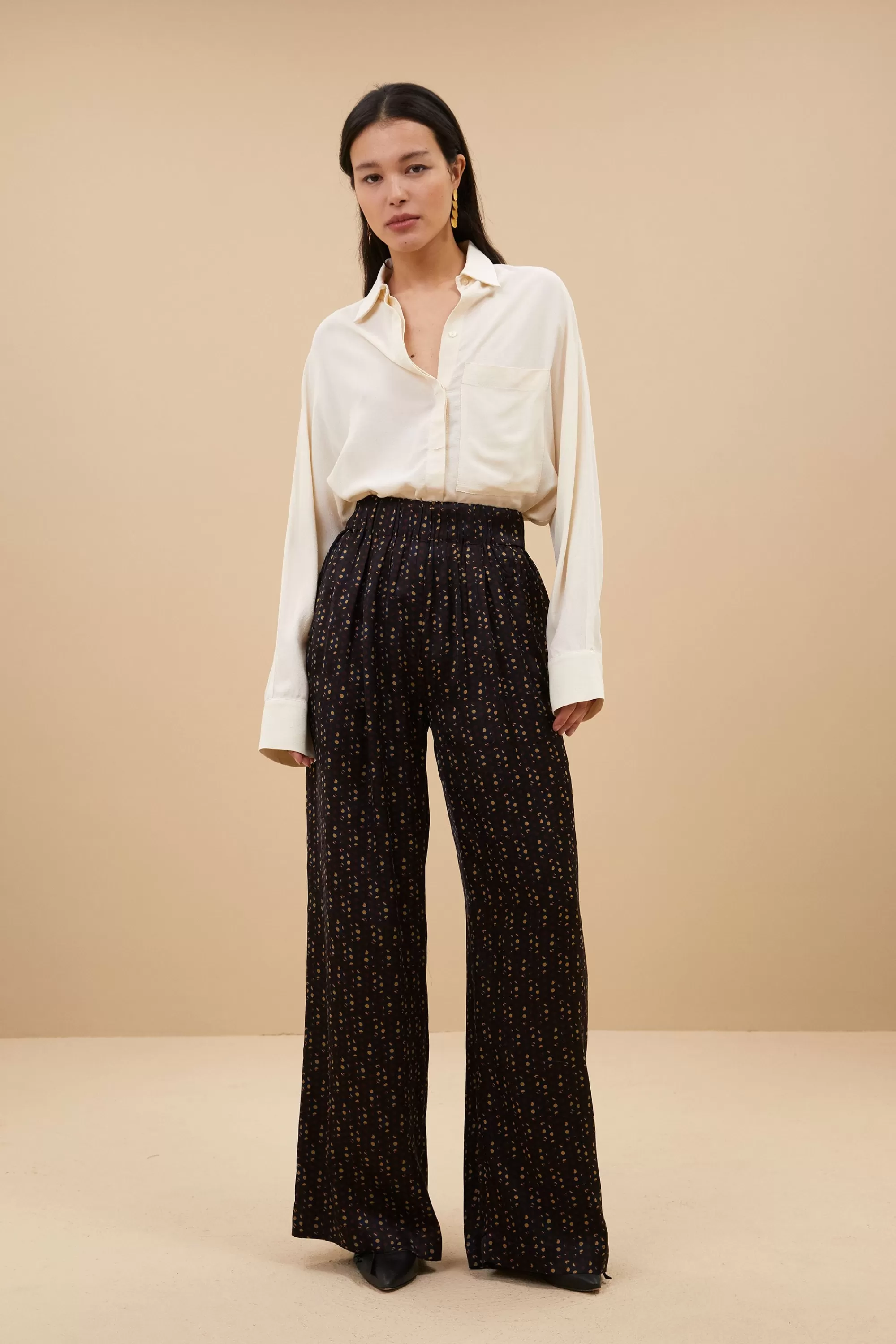 Flash Sale benji paisley pants | paisley dots Broeken