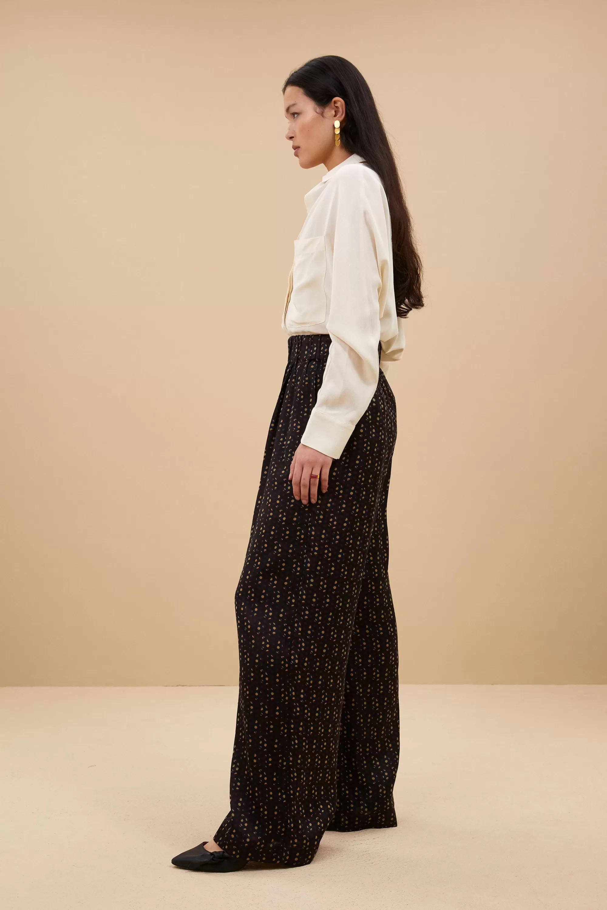 Flash Sale benji paisley pants | paisley dots Broeken
