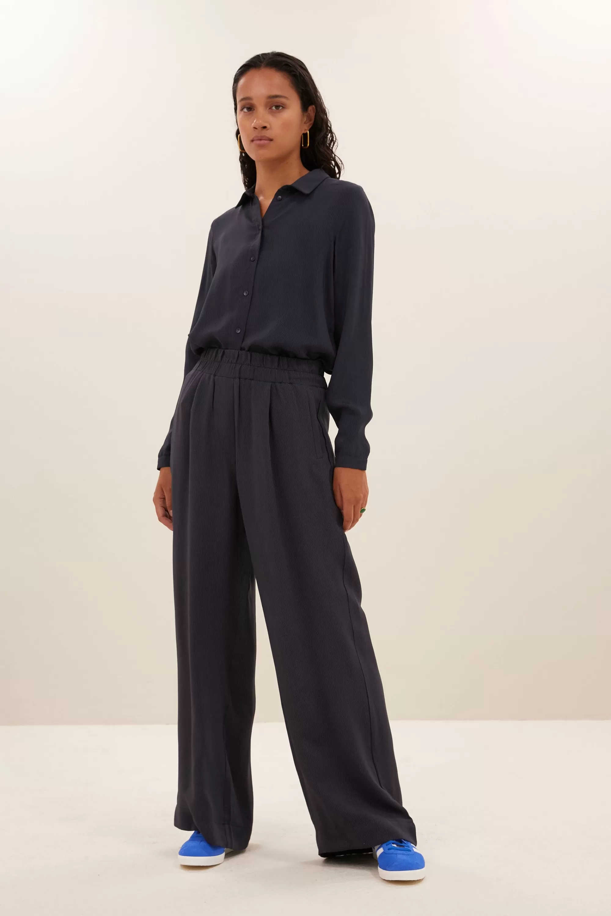 Sale donna satin stripe blouse | Blouses