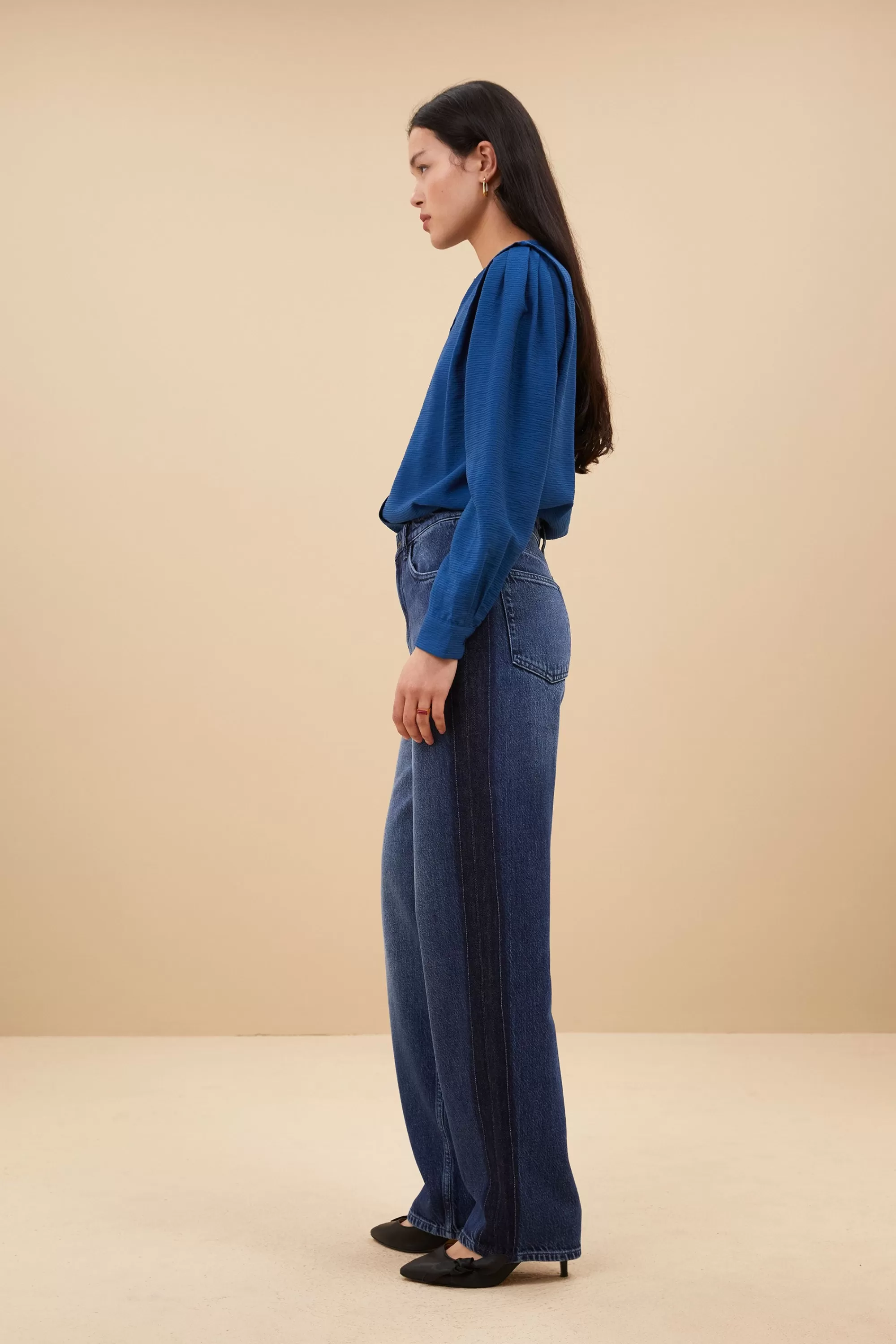 New erin blouse | college navy Blouses