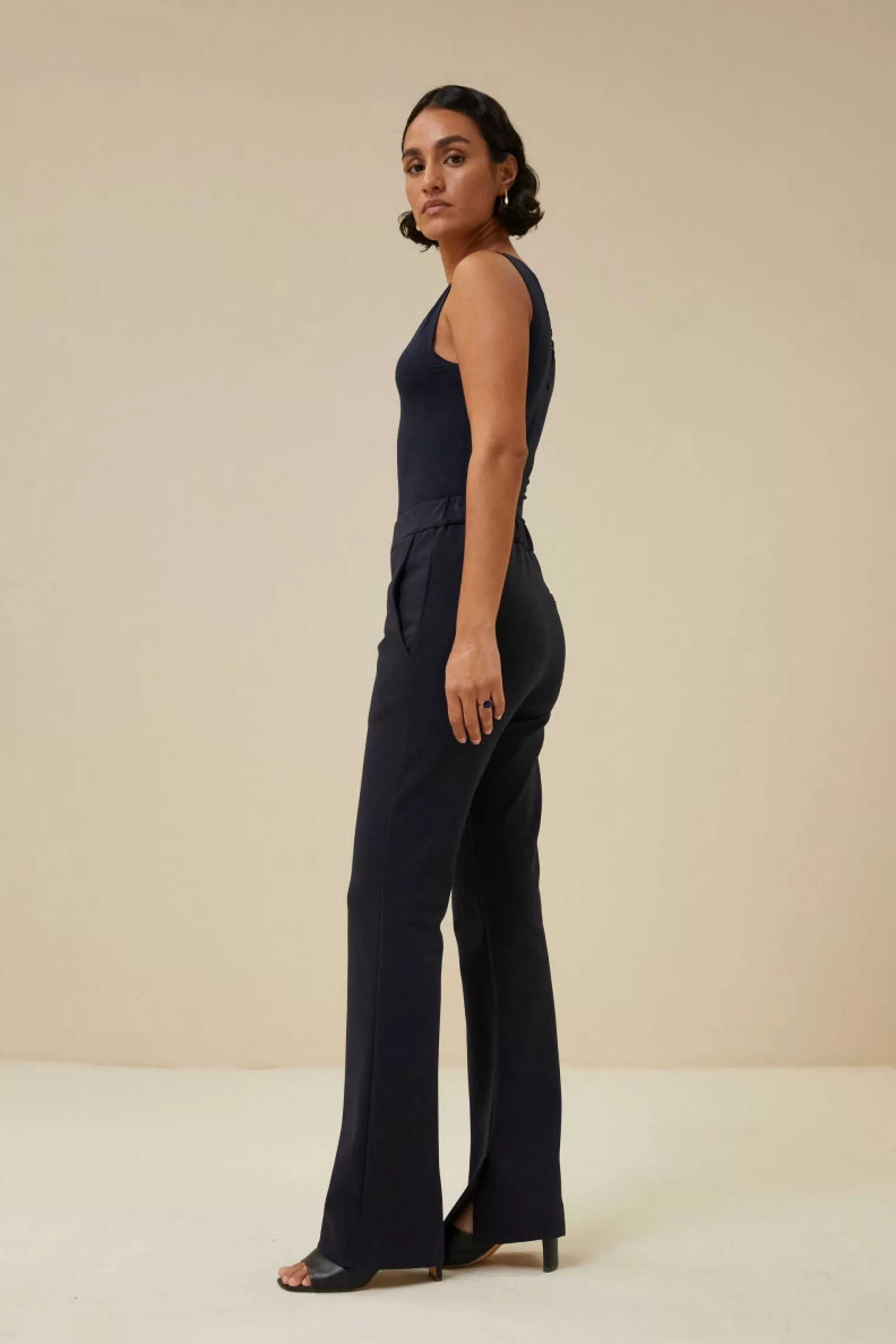 Outlet lace singlet | dark navy Tops & Shirts