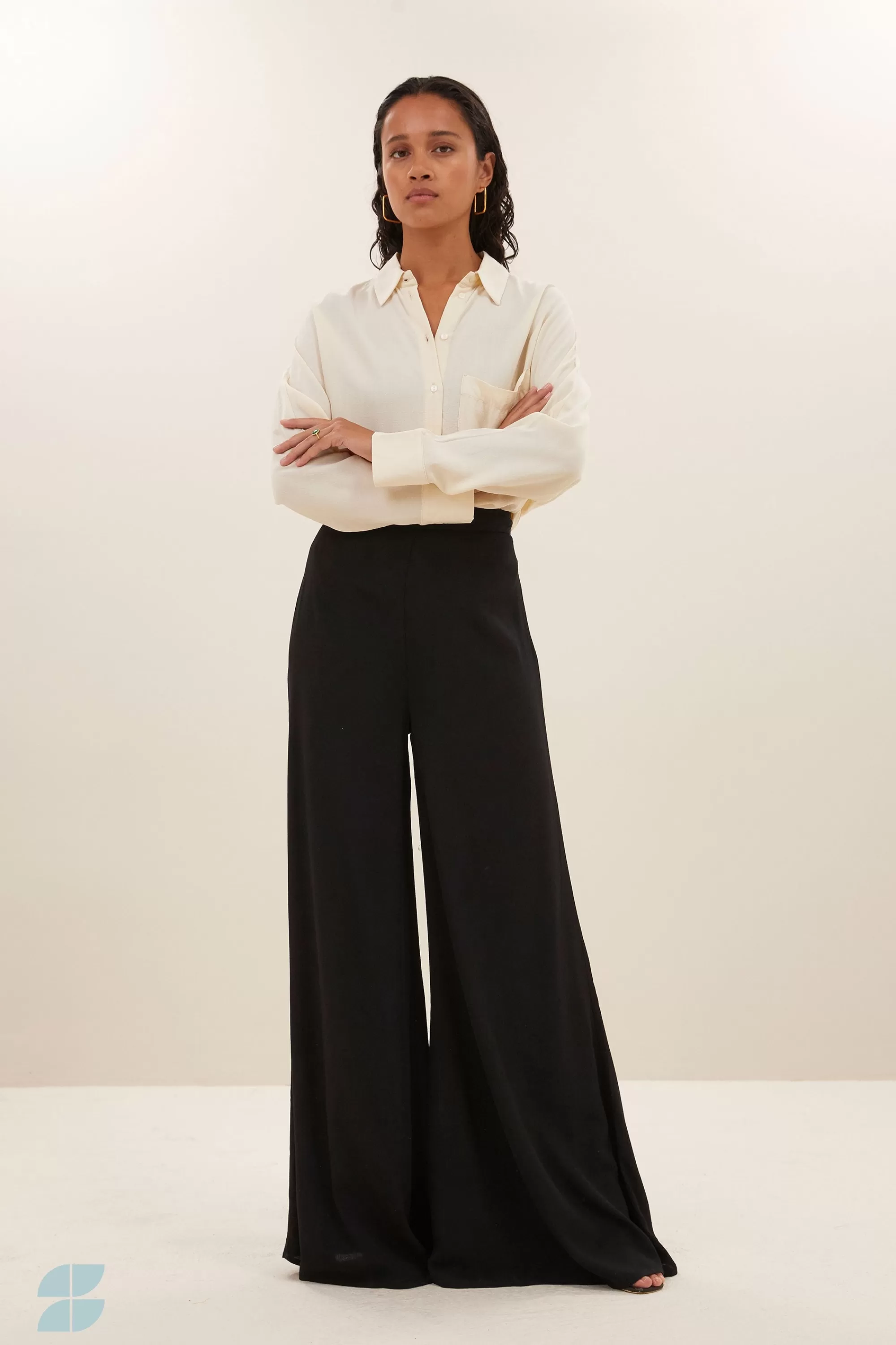 Outlet lumi pants | jet black Broeken