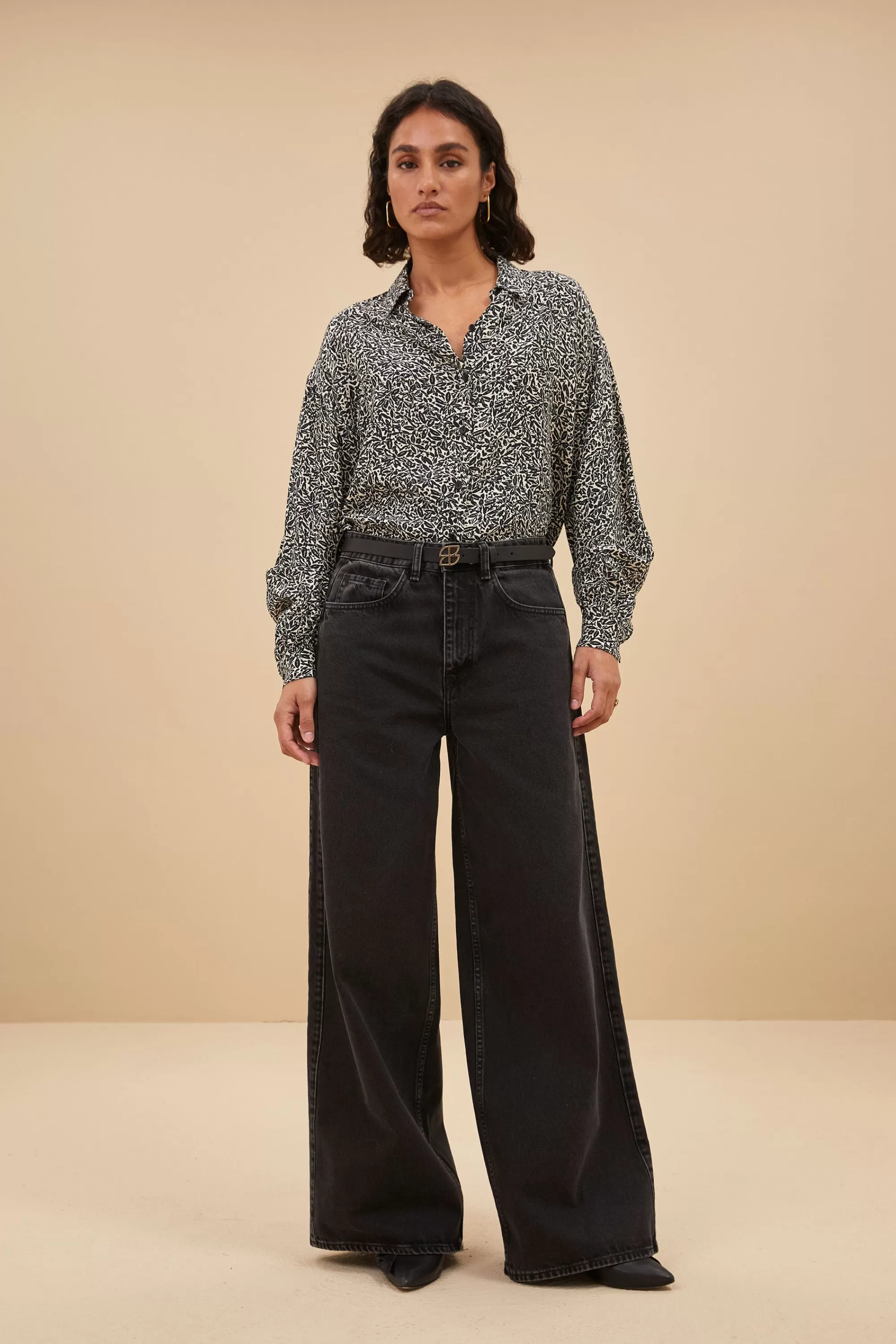 Outlet lykke calm flower blouse | calm flower print Blouses