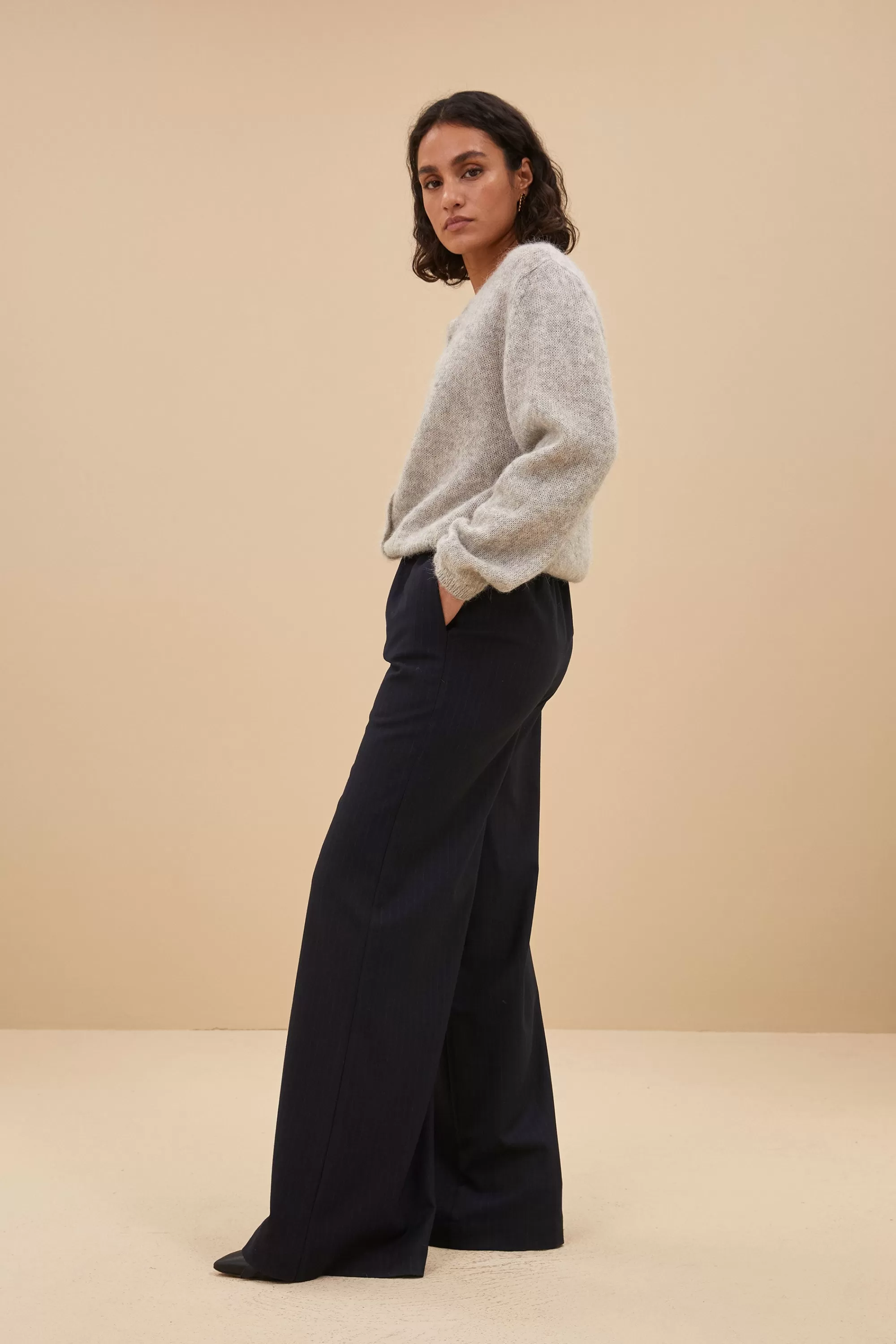 Hot neal pinstripe pants | Broeken