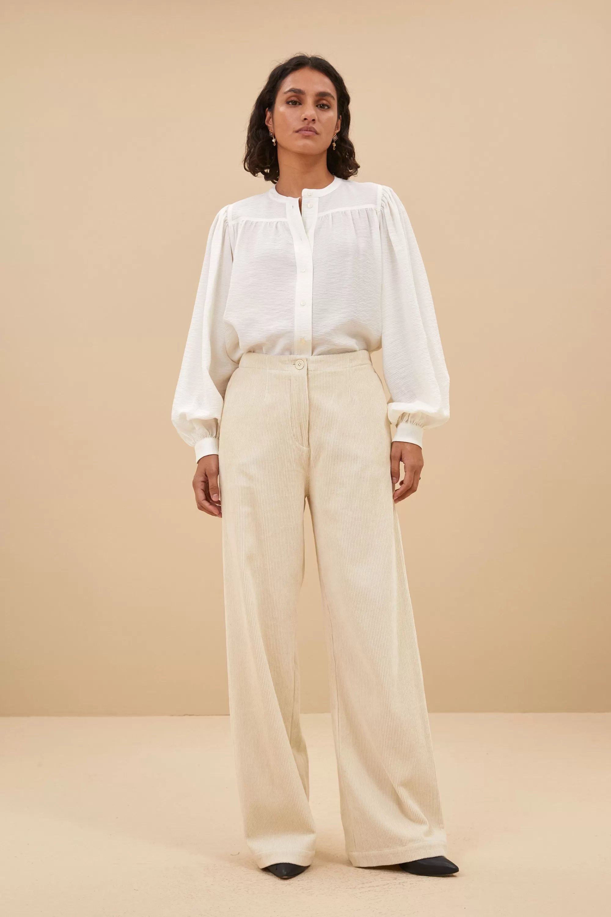 Hot olan blouse | off white Blouses