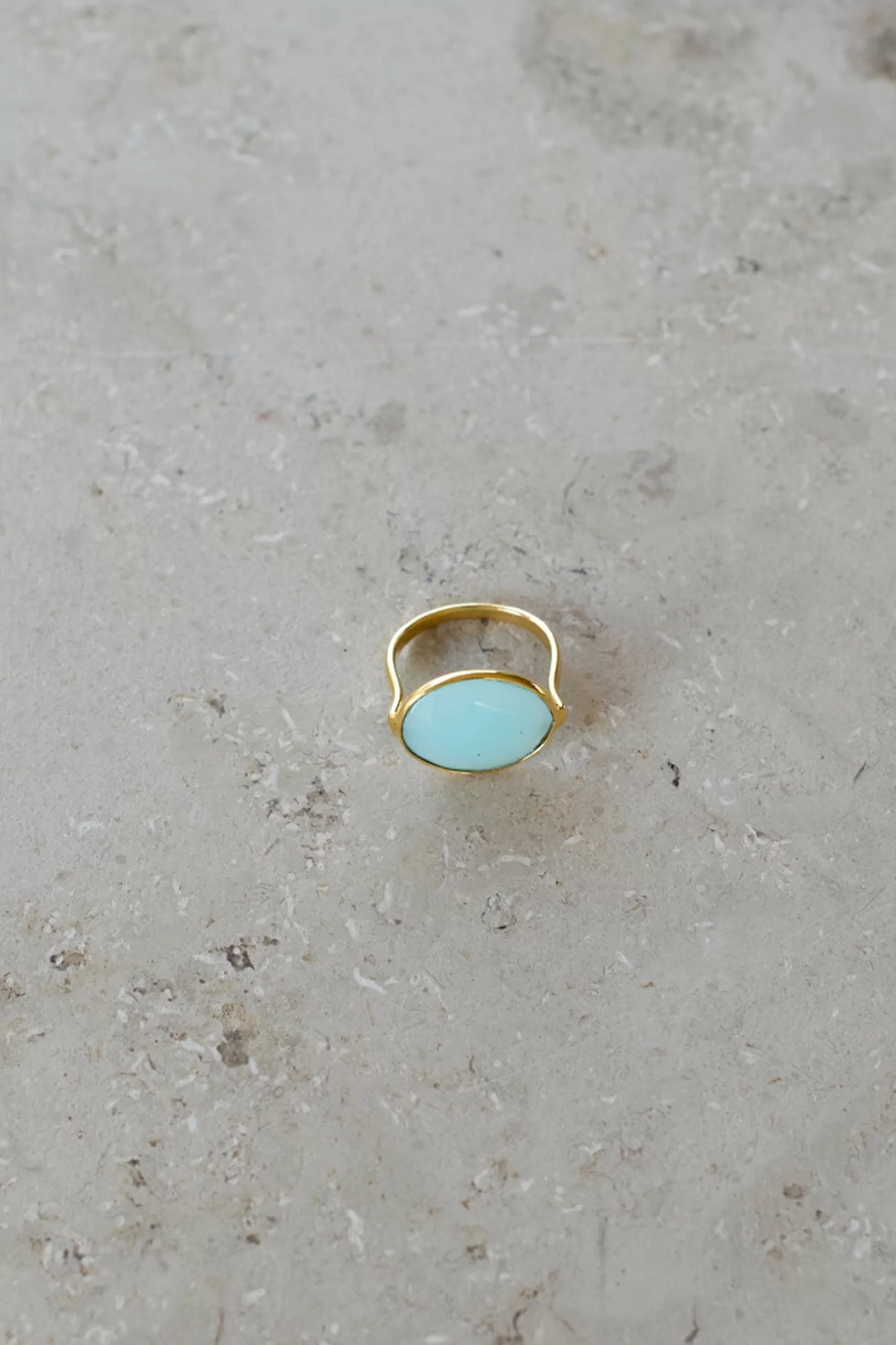 Discount PD OVAL RING | light blue Sieraden