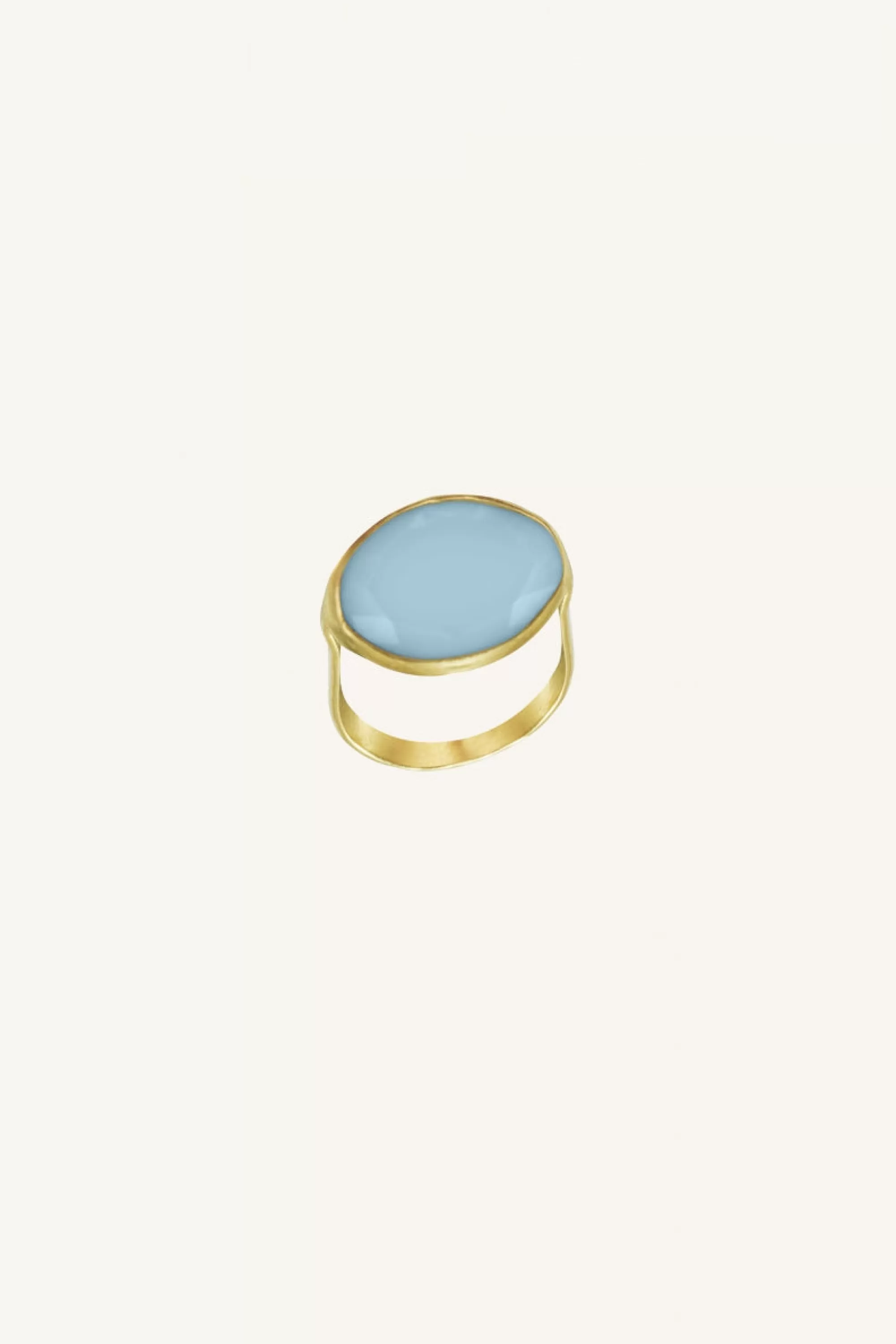 Discount PD OVAL RING | light blue Sieraden