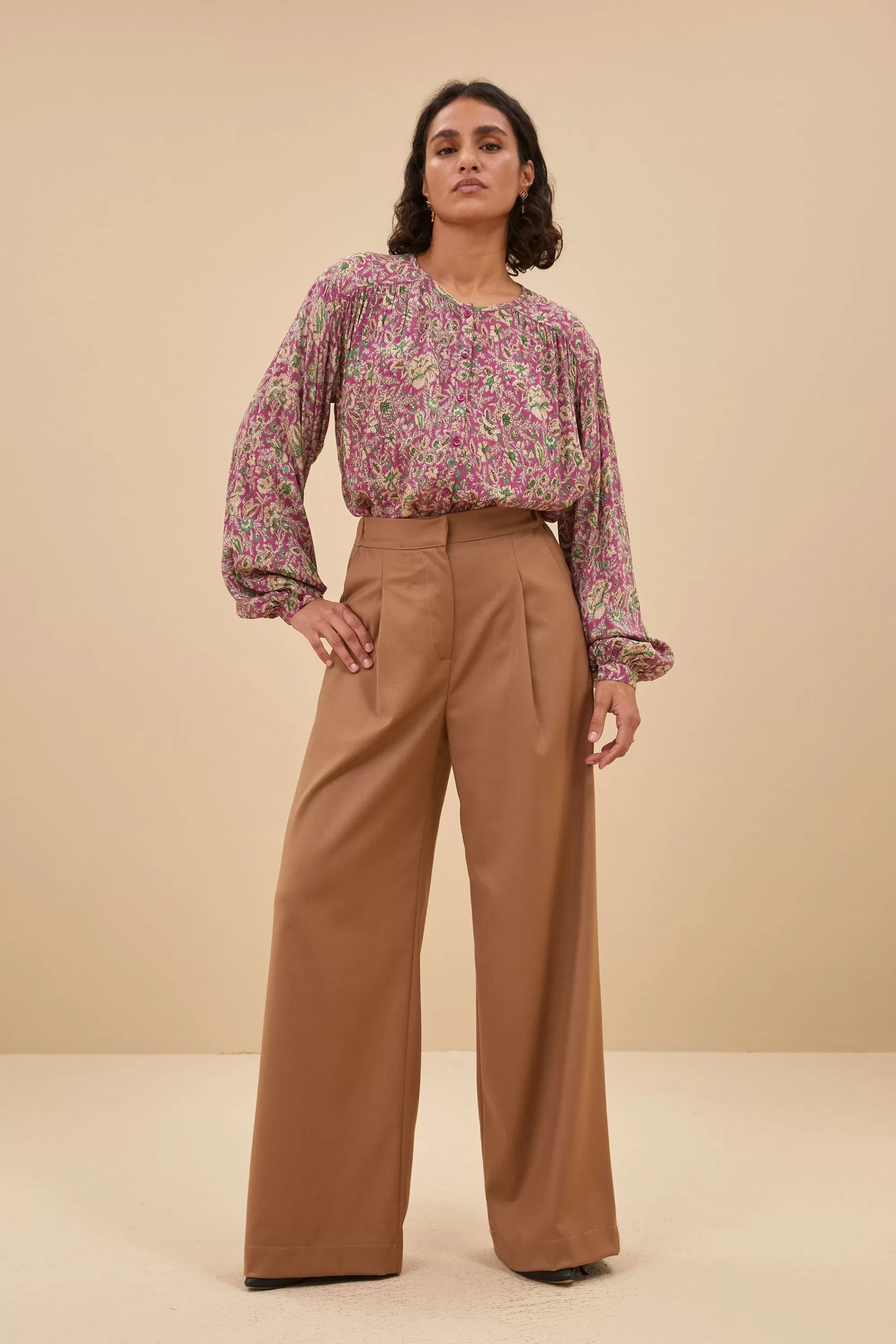 Outlet saar bouquet blouse | bouquet print Blouses