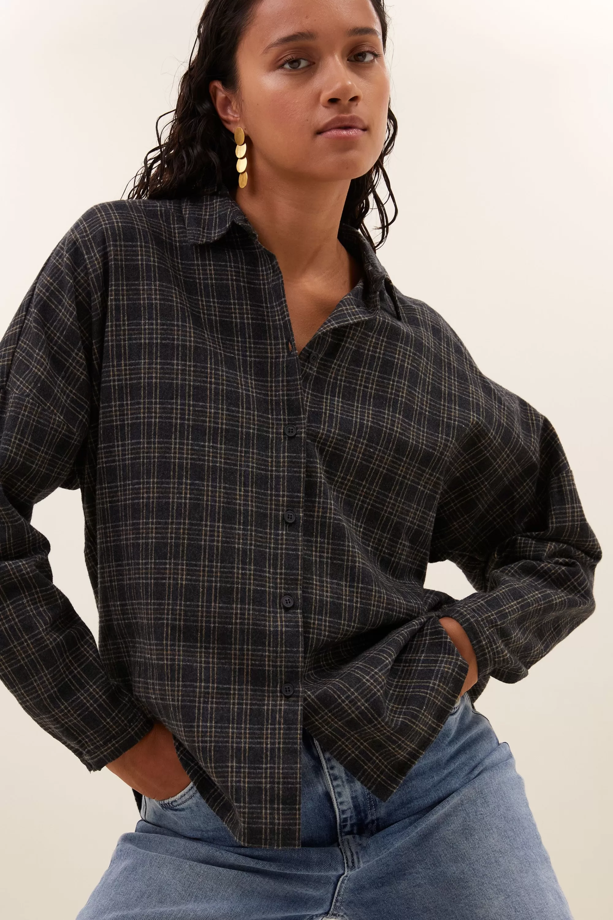 Online small check blouse | Blouses