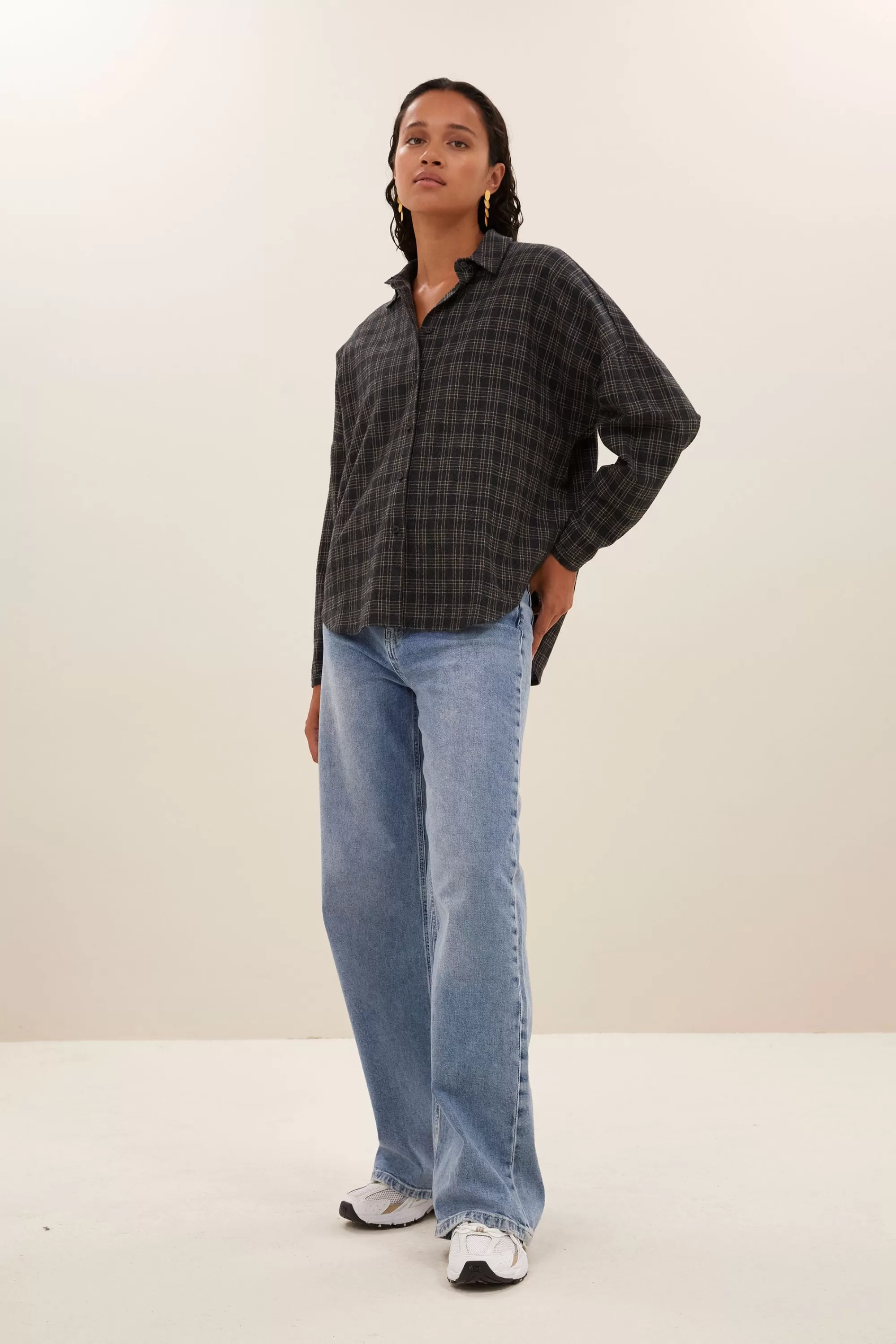 Online small check blouse | Blouses