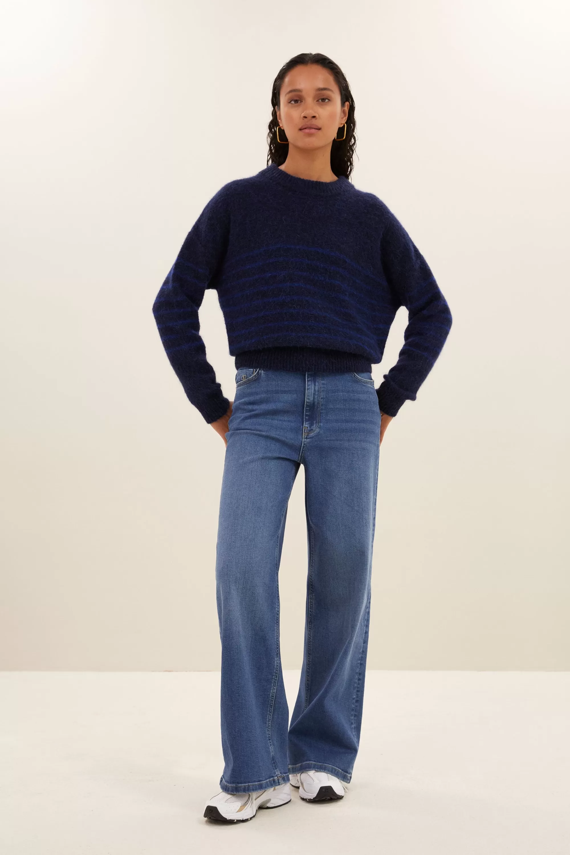 Hot sonny stripe pullover | Truien