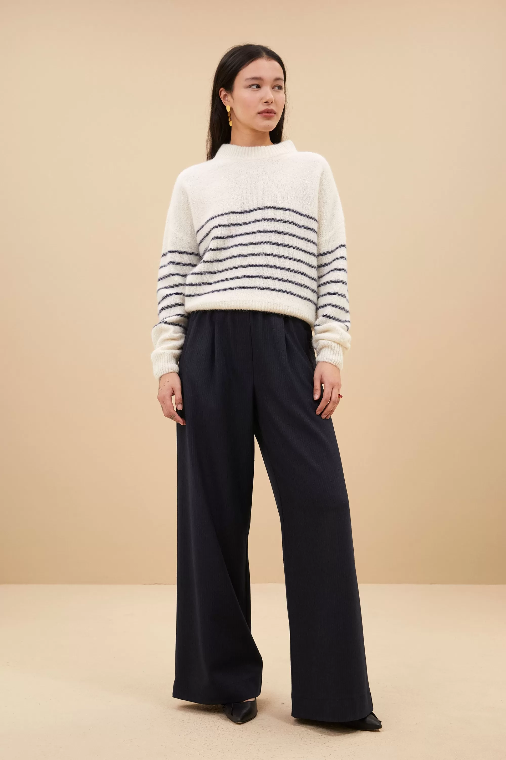Cheap sonny stripe pullover | off white Truien